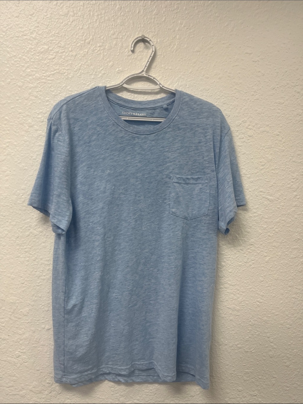 Lucky Brand Blue Short Sleeve Tee Casual Comfort
#1034